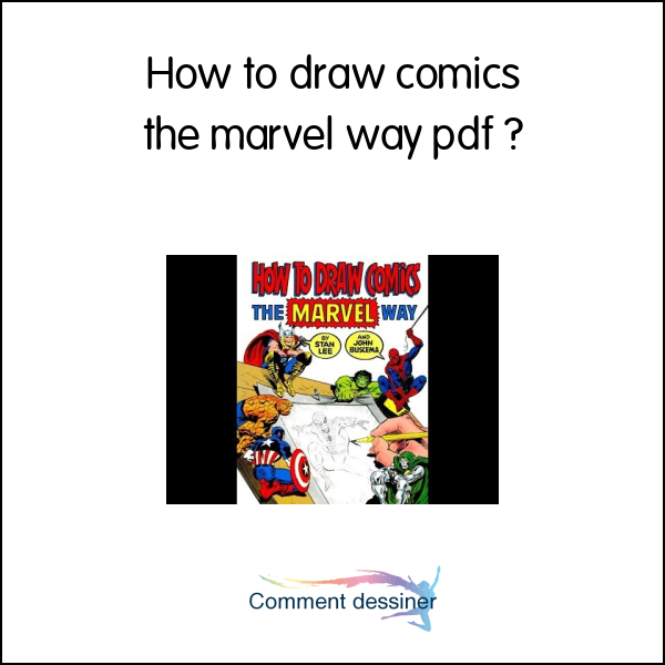How to draw comics the marvel way pdf